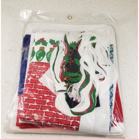 VTG Dimensions "Toy Man" Bottle Buddy Felt Applique Kit Santa Christmas #62169 - Picture 11 of 15